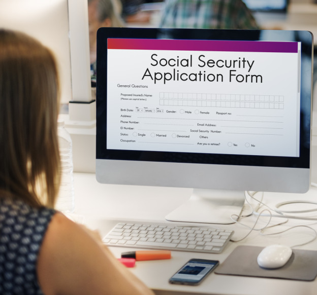 Social Security Application Form Insurance